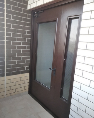 Дверь с армированными стеклами Дверь с армированными стеклами